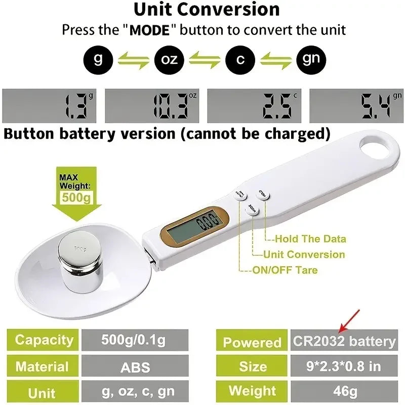 Digital Spoon Scale for Precision